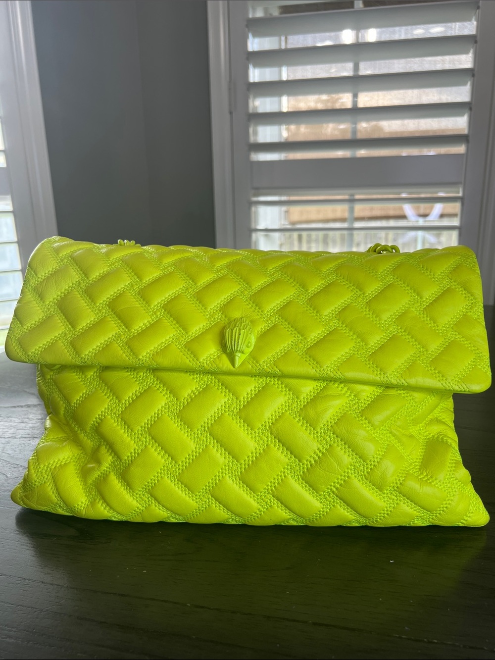Kurt Geiger Limited Edition Yellow Quilted Women’s Shoulder Bag